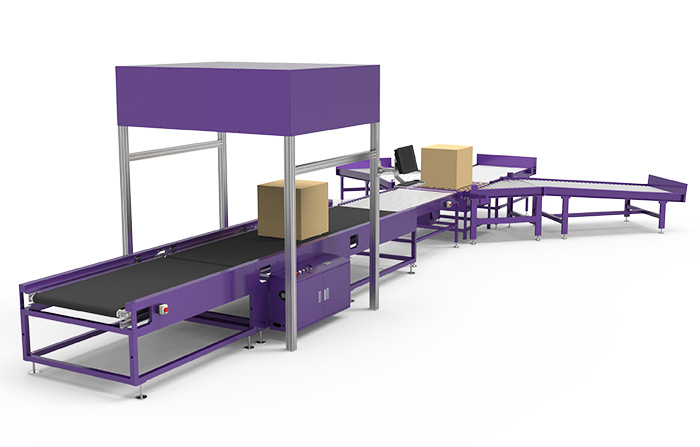 掃碼稱重量方一體機：重量體積一掃即知！